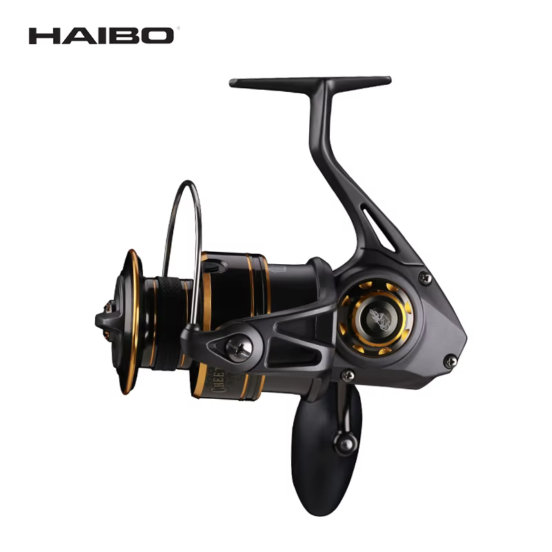 Carrete metálico HAIBO Cheetah – Pesca de barco subprofundo - imagen 3
