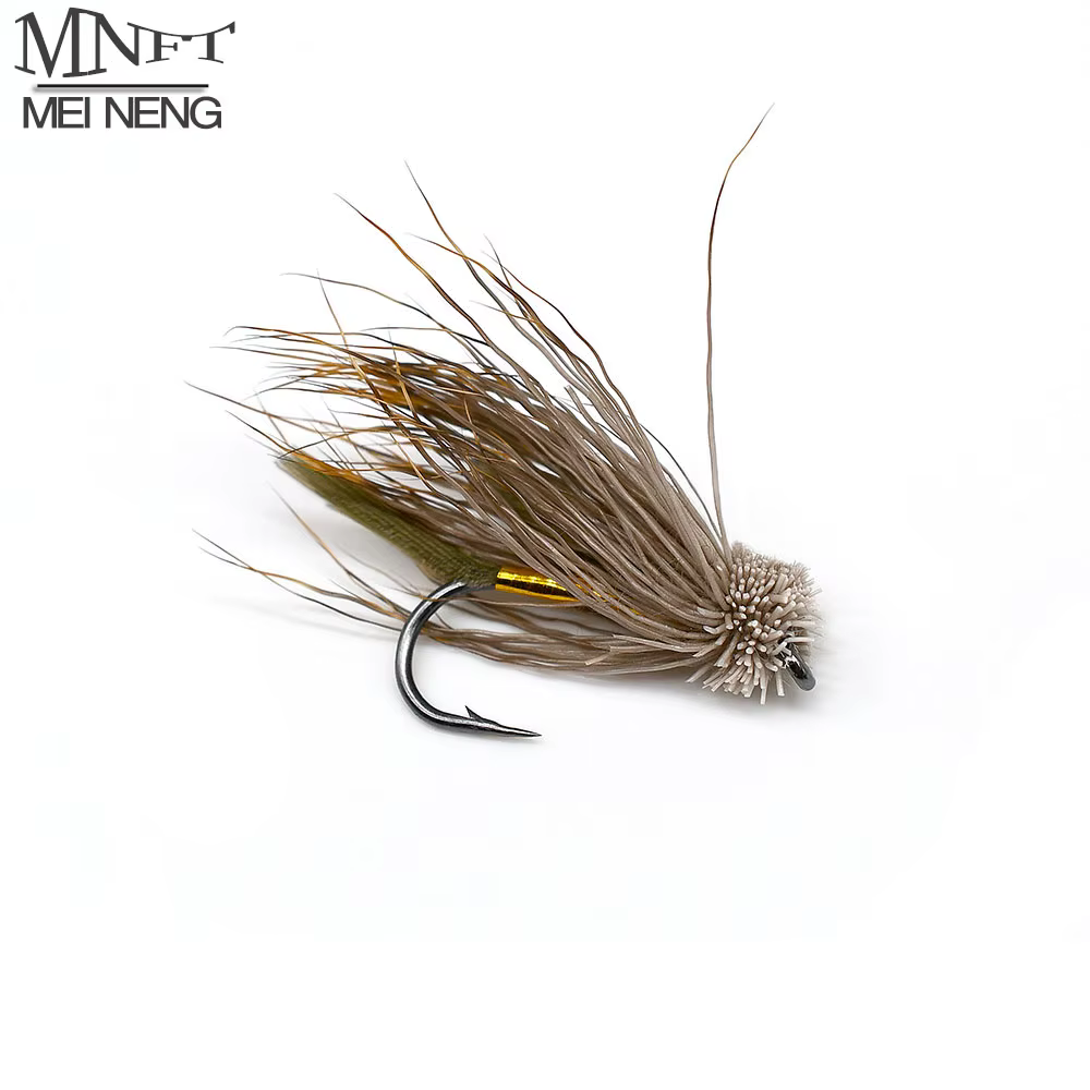 MNFT Muddler para lubina - color marrón, pelo de ciervo, dorado