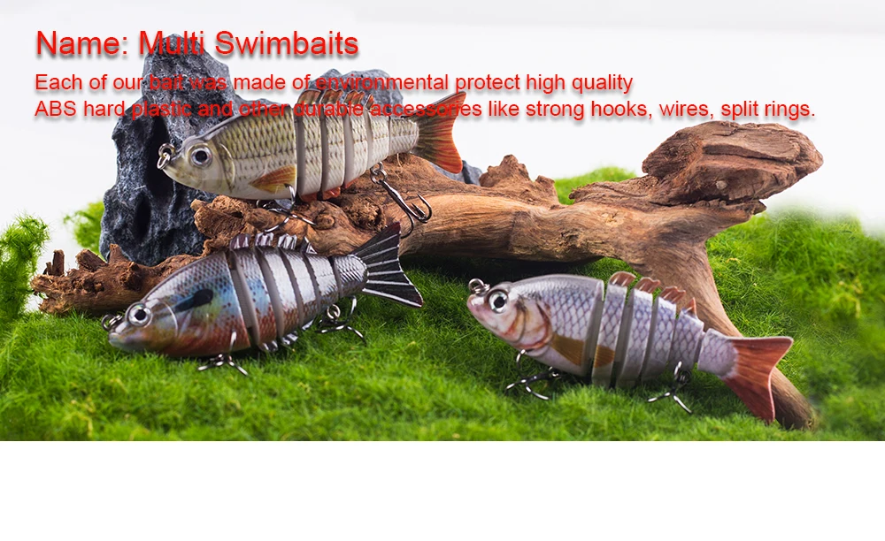 Señuelo Hanlin Mini Swimbait vista lateral