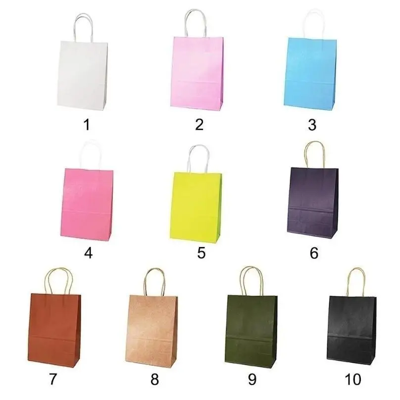 Bolsas de regalo papel kraft con asas para eventos y negocios - imagen 2