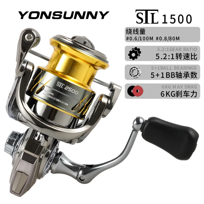 NUNATAK Shallow Spool STL Carrete spinning para bass – Lanzado largo - imagen 4