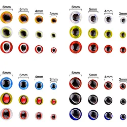 Ojos holográficos realistas para señuelos de pesca – Atado de moscas DIY