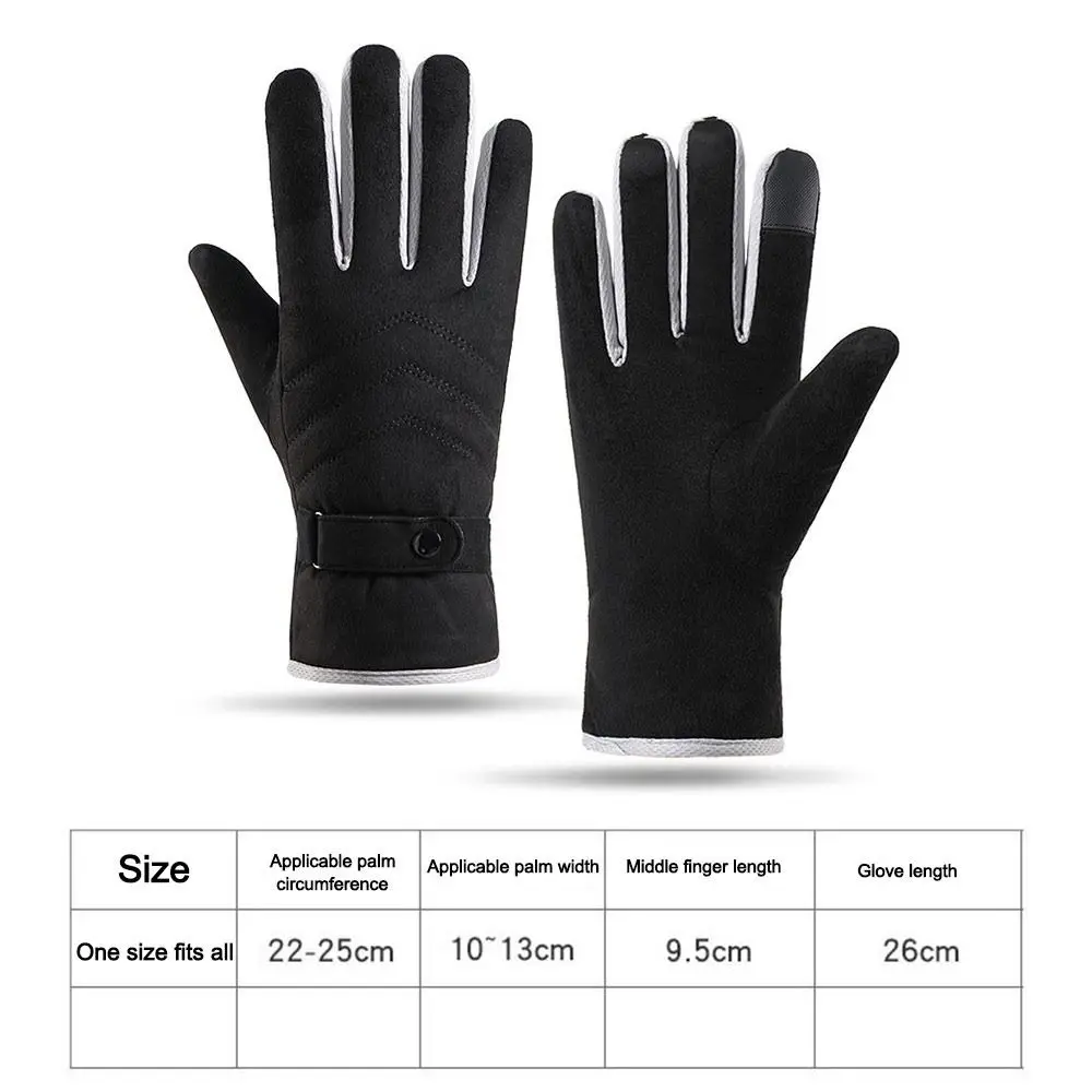 Guantes impermeables de invierno con pantalla táctil y agarre - imagen 5