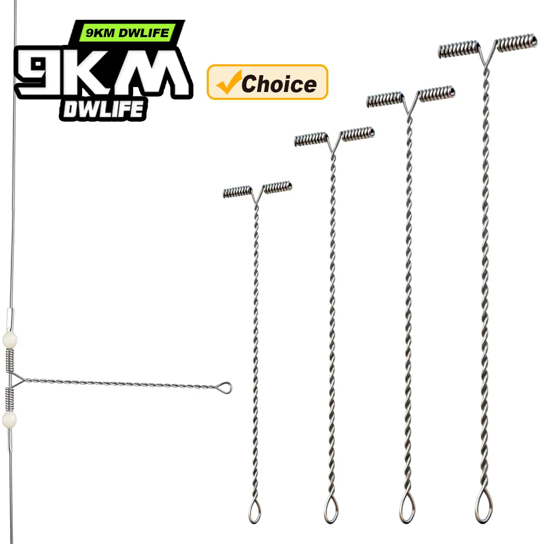 Conector de Equilibrio para Pesca 9KM en forma de T anti-enredos