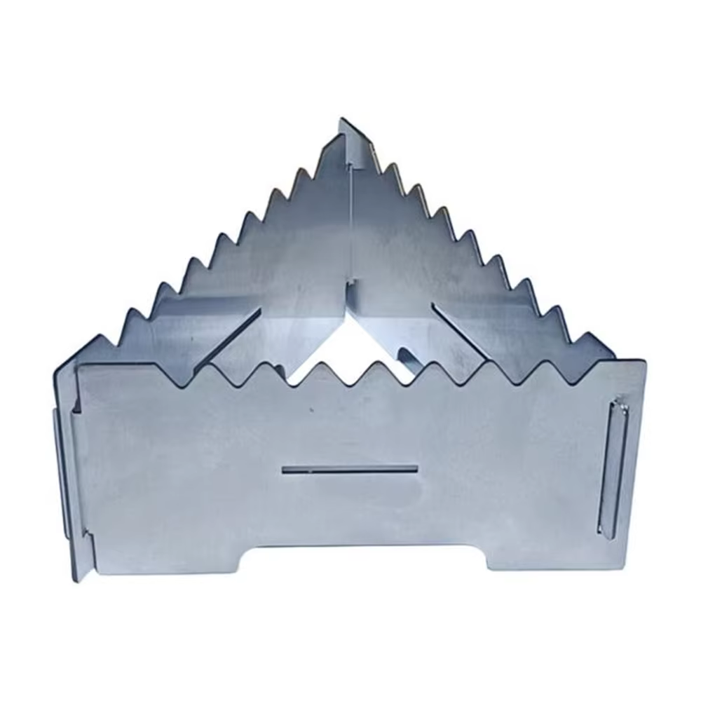 Soporte Estufa Camping Desmontable Acero Inoxidable – Forma Mariposa - imagen 5