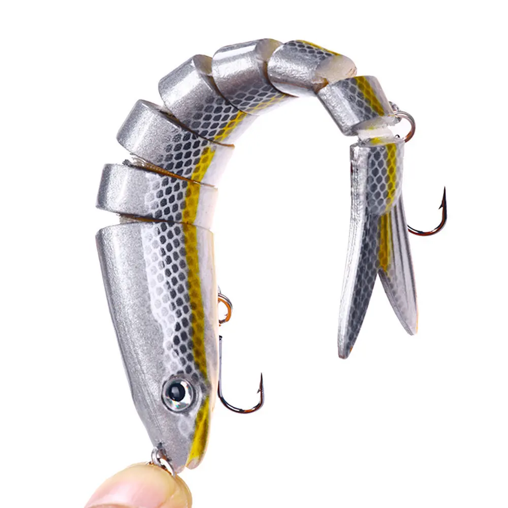 Señuelo articulado lucio multi-sección – arrastre y carpa - imagen 3
