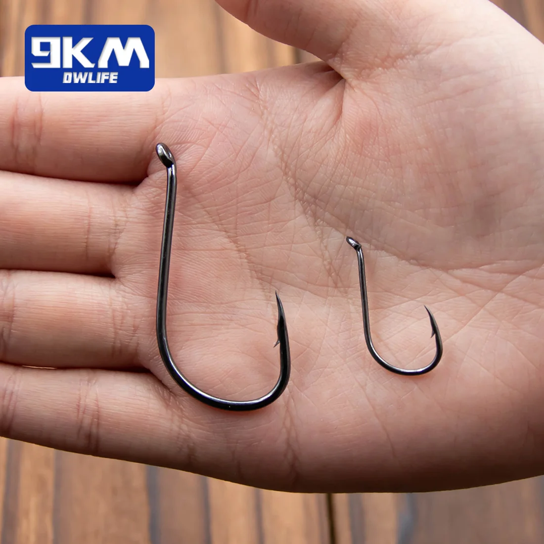Anzuelo Carpfishing 9KM con púas negras para vinilos - imagen 5