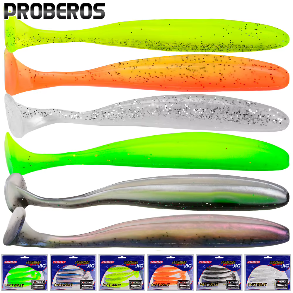 Señuelo de vinilo Proberos con cola de pez realista - imagen 4