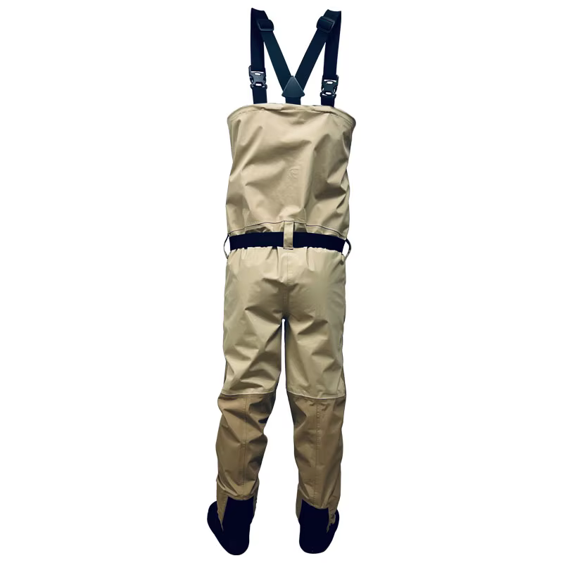 Botas de pecho pesca mosca impermeables con cremallera frontal