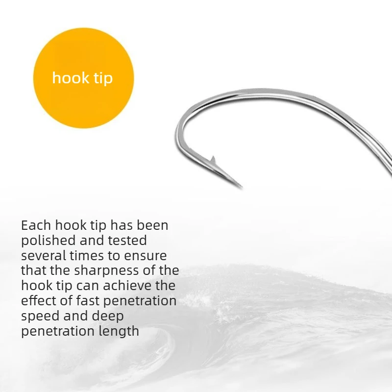 Anzuelos con púas Fiishhook Zorro Blanco – Ideal para pesca de carpa - imagen 3