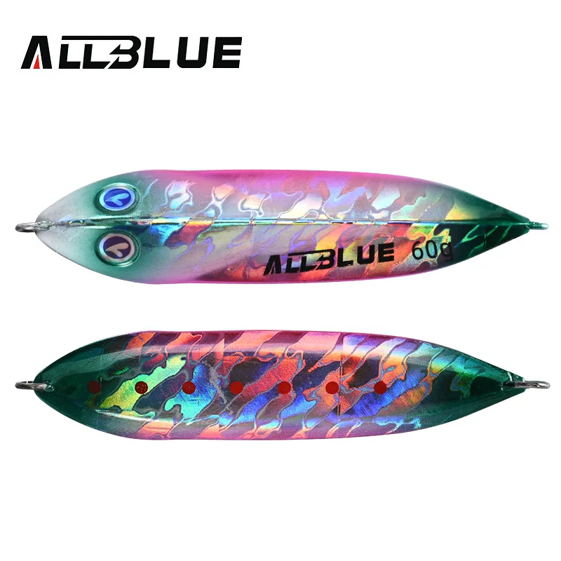 Allblue señuelo jig cucharilla metálica lenta para lubina desde orilla - imagen 3