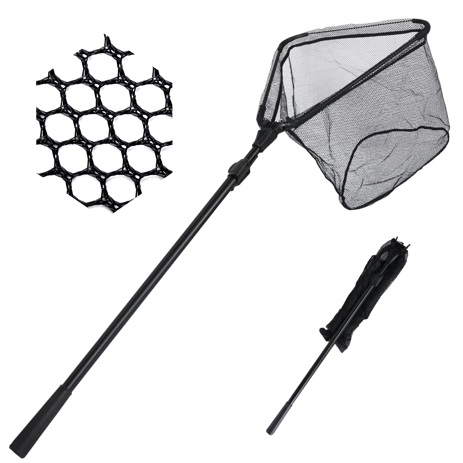 Red de pesca telescópica Goture aluminio mango antideslizante