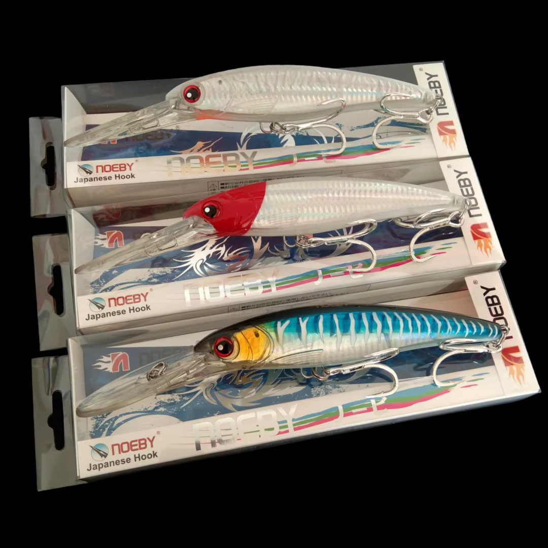 NOEBY Minnow Slow Sinking Señuelo para Trolling de Depredadores - imagen 4