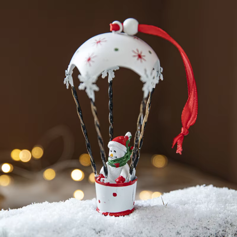 Colgante Navideño Paracaídas Globo Aerostático para Árbol - imagen 3