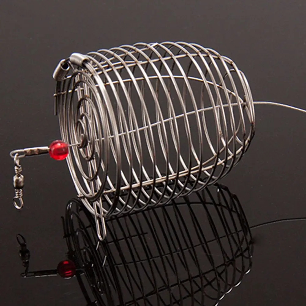 Alimentador jaula para cebo pesca con soporte trampa señuelos - imagen 5