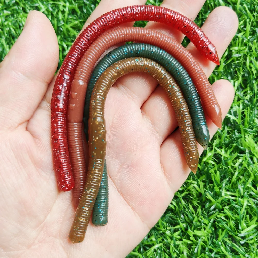 MUKUN Senko Neko Rig señuelo de silicona shad para lubina Flick Shake - imagen 3