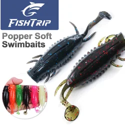 FishTrip Popper blando de 8 cm para trucha y barbo