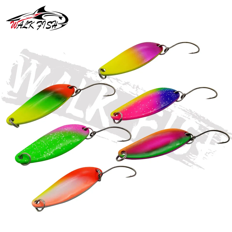 Walk Fish Wobbler para trucha - 40 mm, anzuelo simple - imagen 4