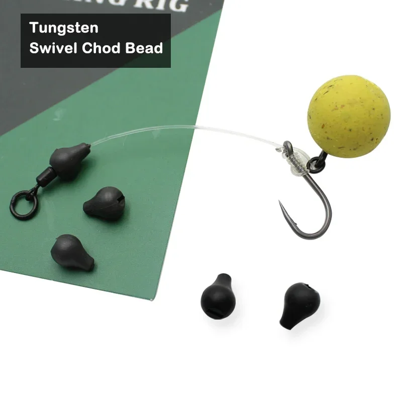Cuentas giratorias de tungsteno para carpa
