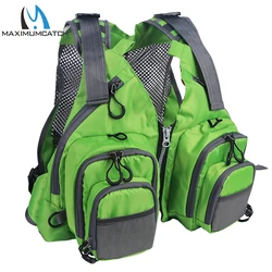 Chaleco de Pesca con Mosca Maxcatch G-Mesh, ajustable y bolsillos