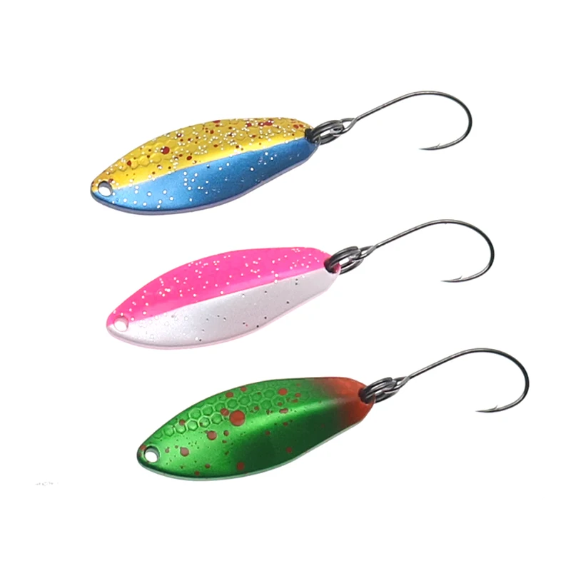 TROUT Spoon metálico para trucha – Cobre, pesca en río - imagen 2