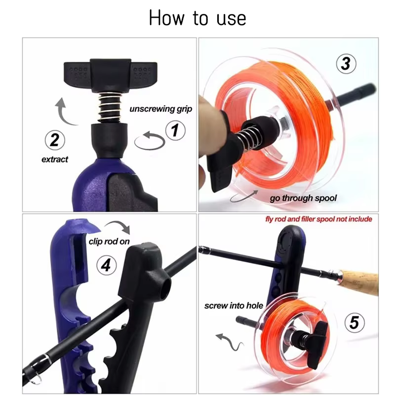 Bobinadora de línea ABS – Herramienta portátil para pescar - imagen 5