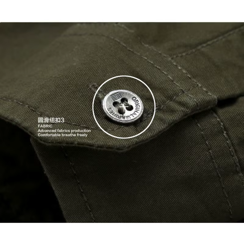 Camisa oversize 6XL algodón bordado A2F018 – Para pesca - imagen 5