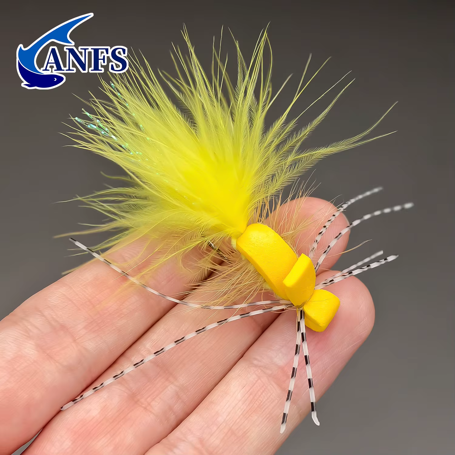 ANFS Moscas secas de espuma para trucha, hechas a mano - imagen 4