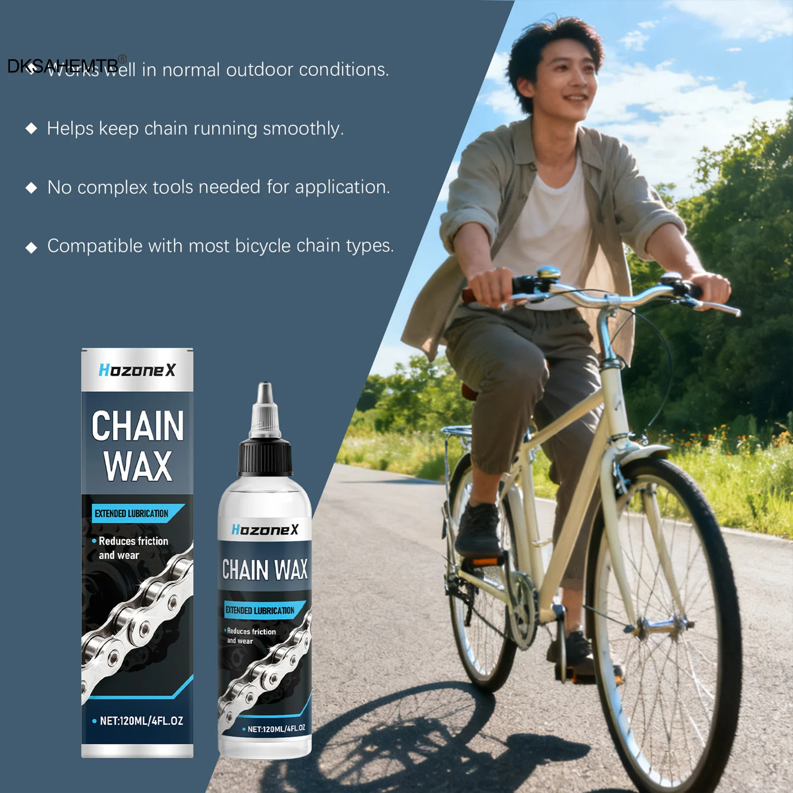 Lubricante para cadena de bicicleta resistente desgaste y antifricción - imagen 2