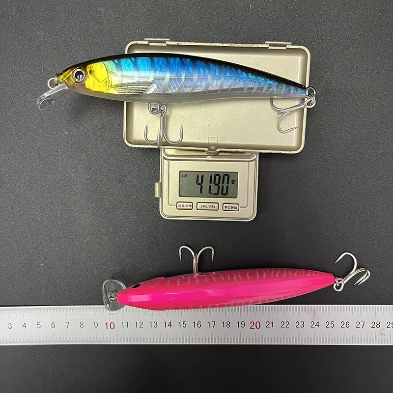 Señuelos Flotantes Wobblers UV Agua Salada Largo Alcance Jerkbait - imagen 5