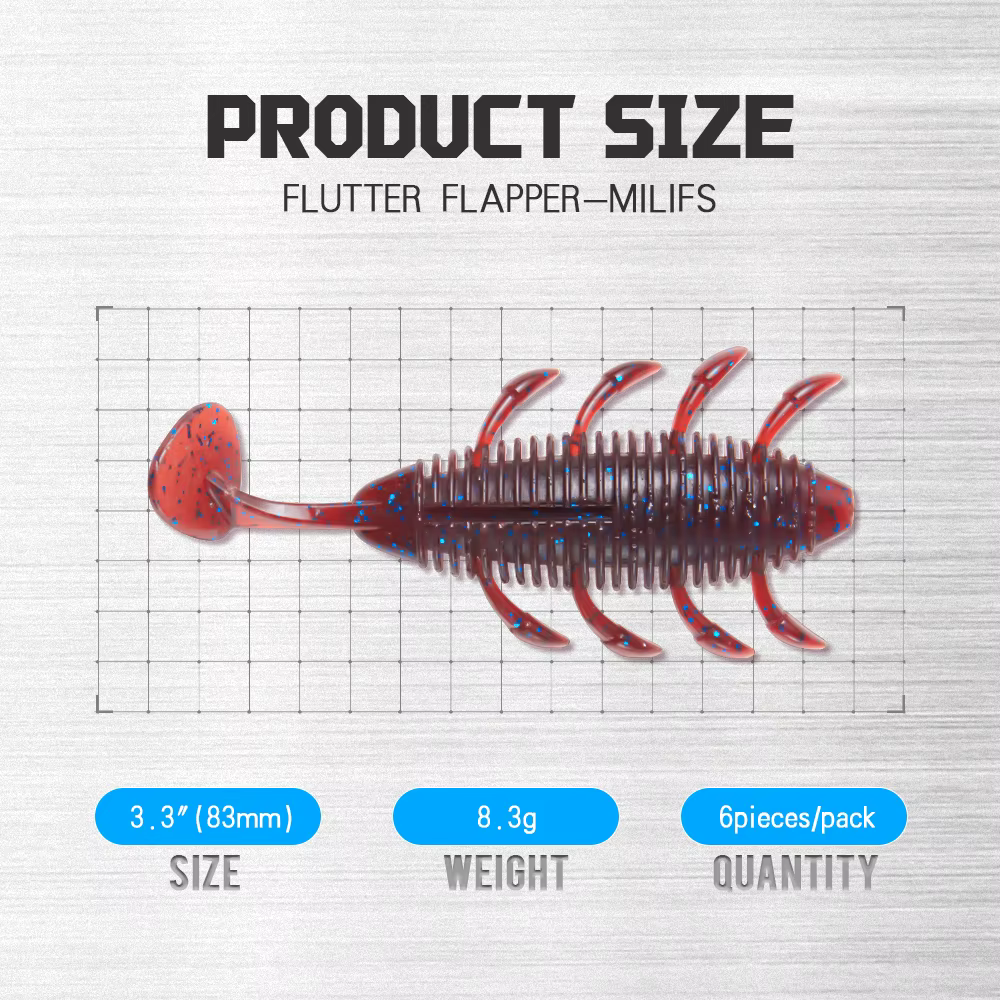 Soloking Señuelo blando UV 8,3 cm - elasticidad para lubina y lucio - imagen 5