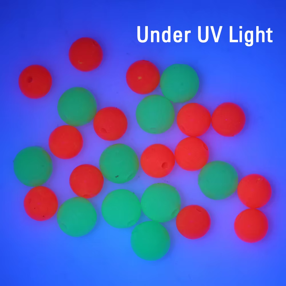 ICERIO Cuentas Luminosas Rojas y Verdes para Pesca - imagen 2