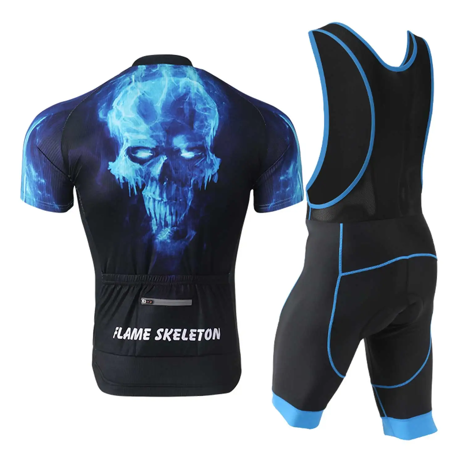Conjunto de ciclismo hombre con cremallera y badana profesional - imagen 5