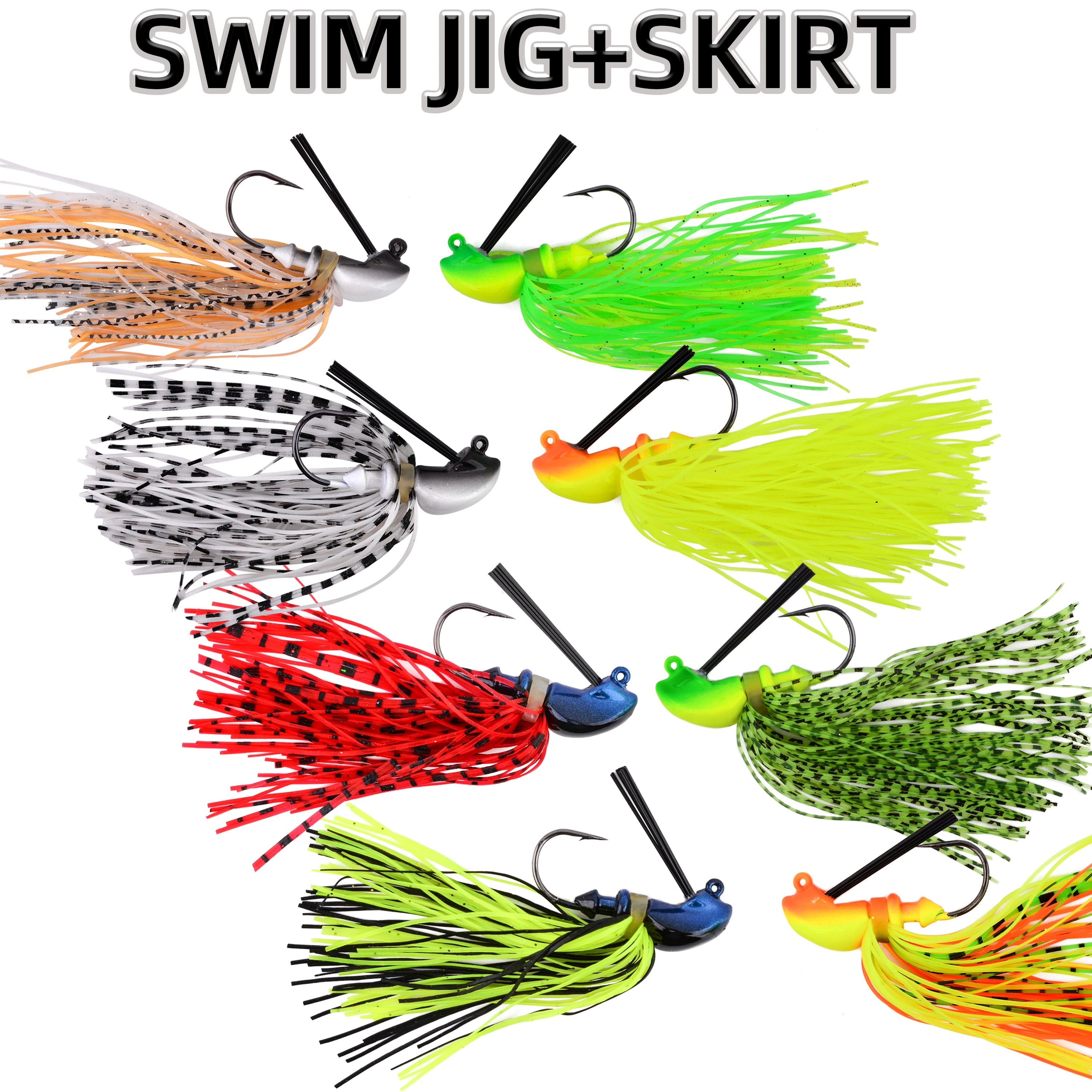 Chatterbait para lubina con falda y vástago sin enredos - imagen 4