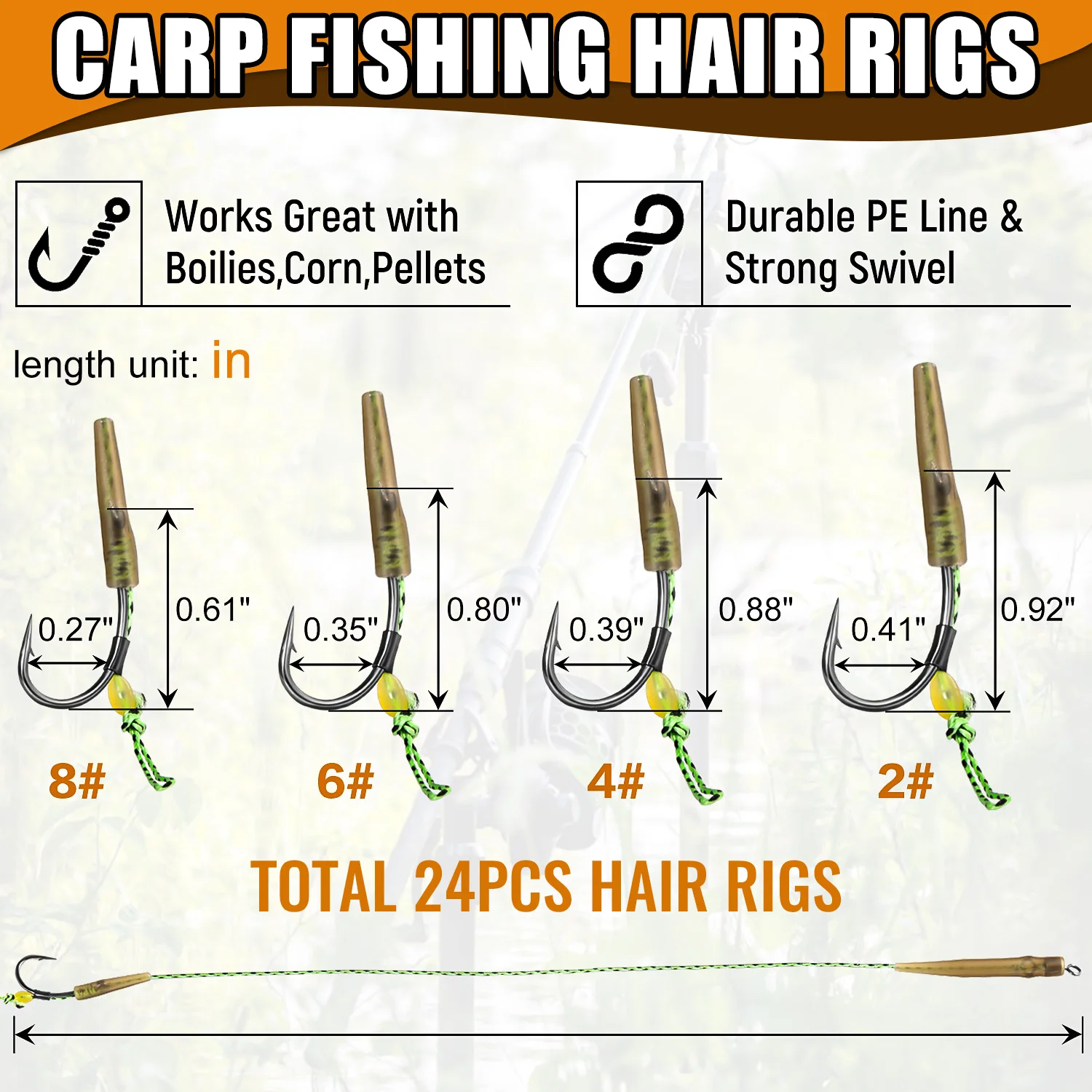 Aparejo completo Sougayilang para pesca de fondo