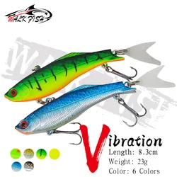 Walk Fish Walkbait Señuelo Superficie con Cola Transparente