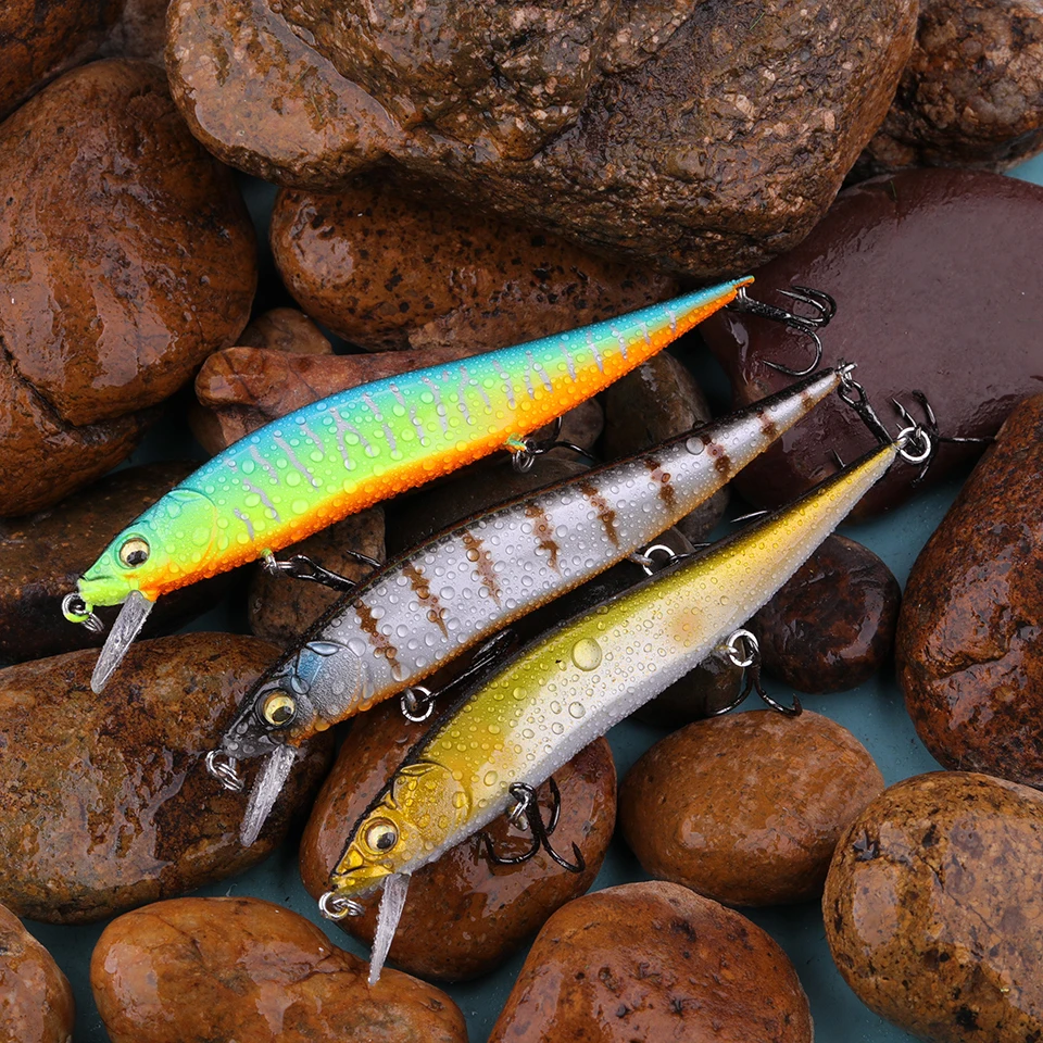 Señuelo Minnow WALK FISH 105mm en varios colores
