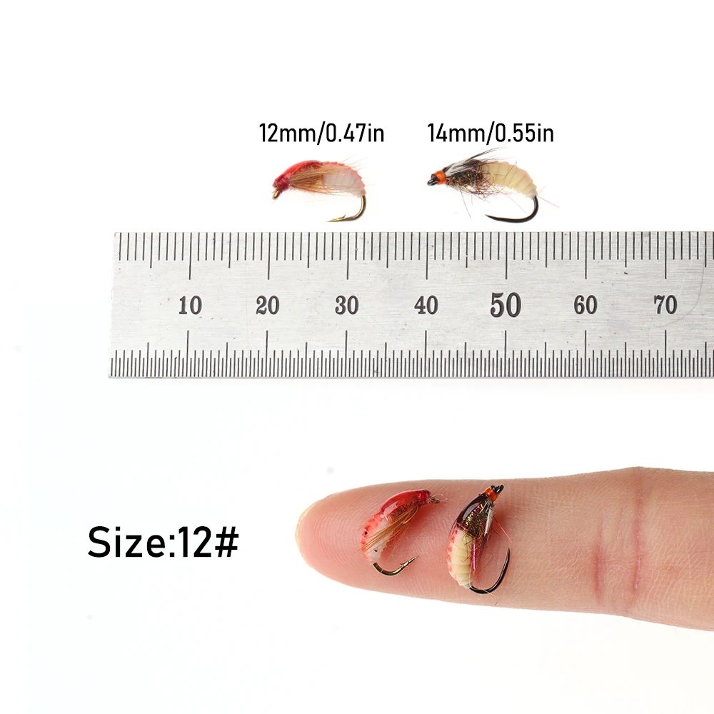 Ninfa Scud luminosa WIFREO – Señuelo realista para trucha y lubina - imagen 2