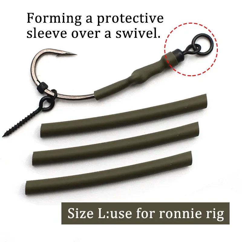 Tubo termorretráctil silicona mate para Ronnie Rigs carpa - imagen 2