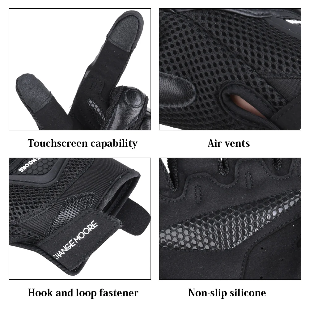 Guantes protectores para conducción y control