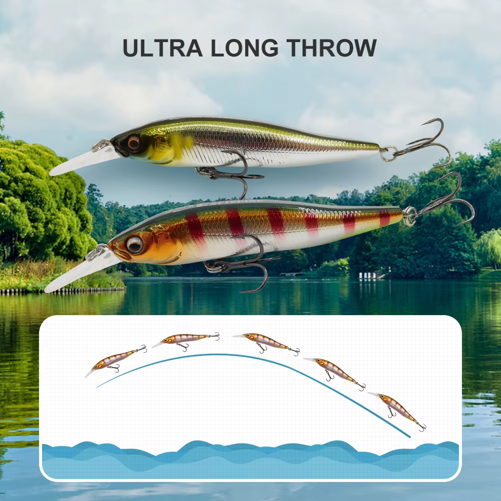 KESFISHING NAHAN Señuelo flotante lento – Pececillo cepardo - imagen 3