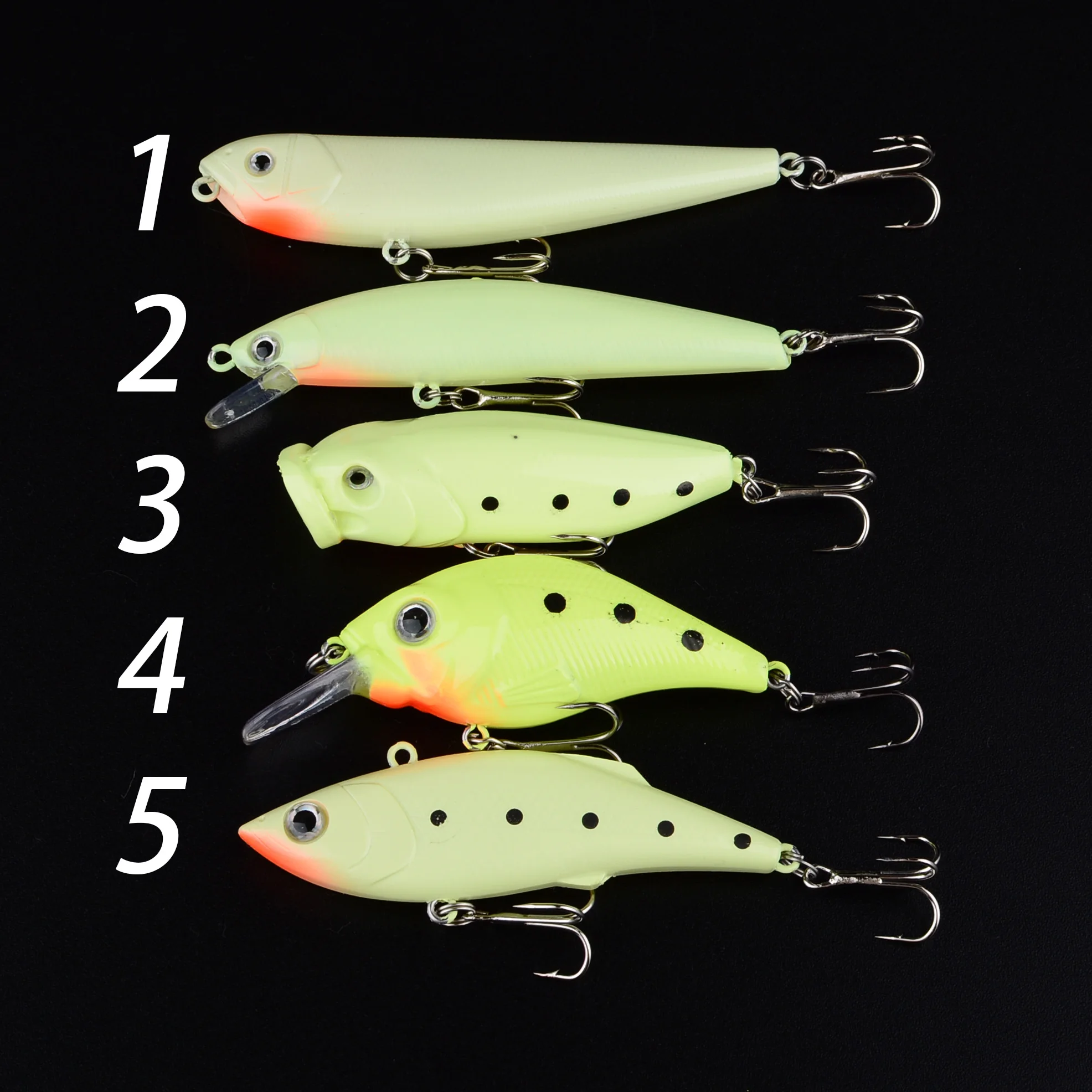 Señuelos lubina crankbait wobblers minnow realistas - imagen 3
