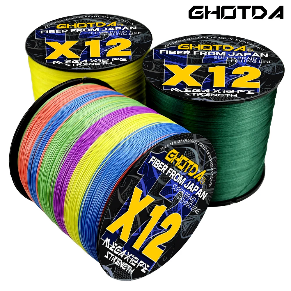 GHOTDA Hilo Trenzado PE 12 hebras – Agua salada - imagen 5