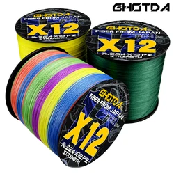 GHOTDA Hilo Trenzado PE 12 hebras – Agua salada