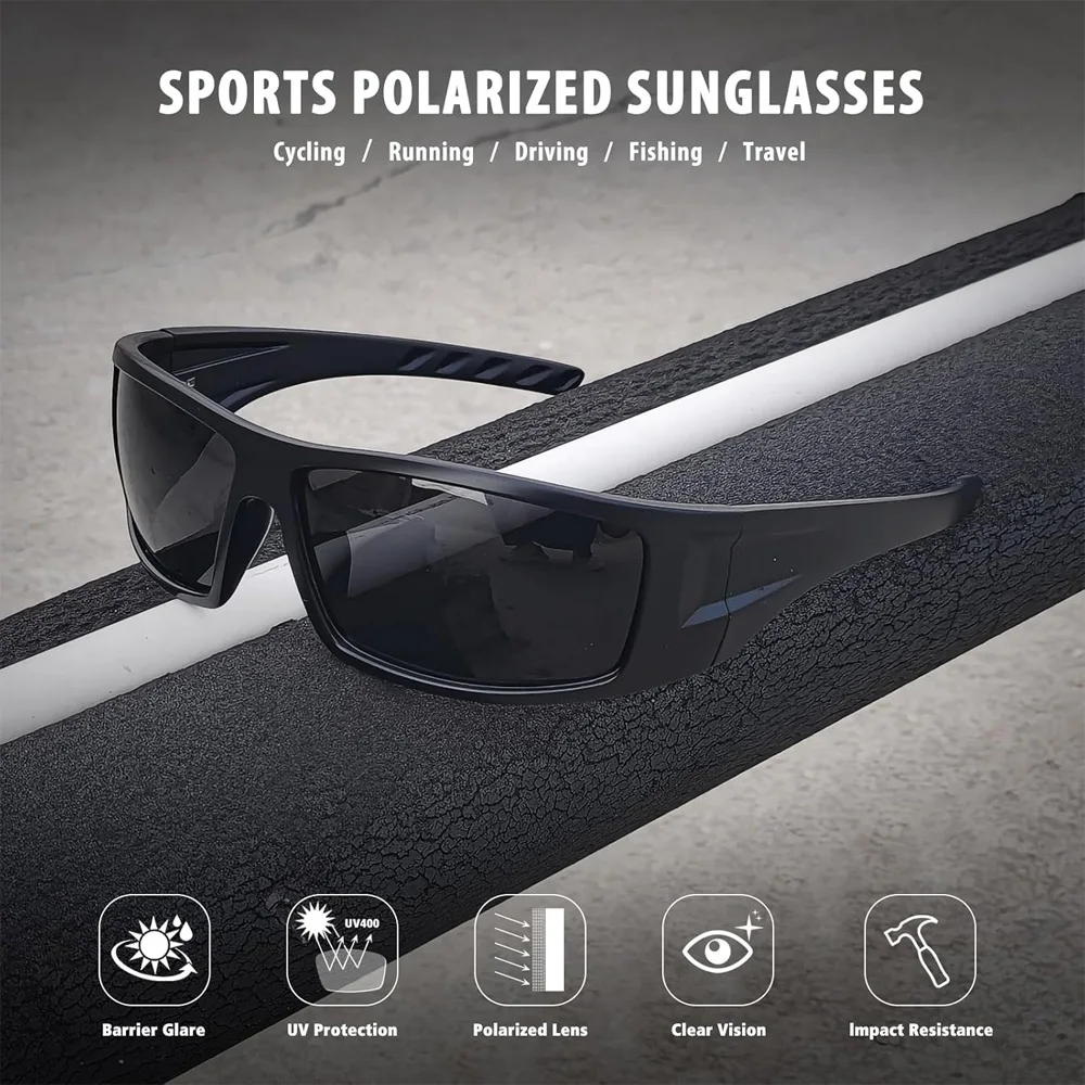 Gafas de pesca VIKINGAR TAC UV400 antideslumbrantes antimpacto - imagen 4