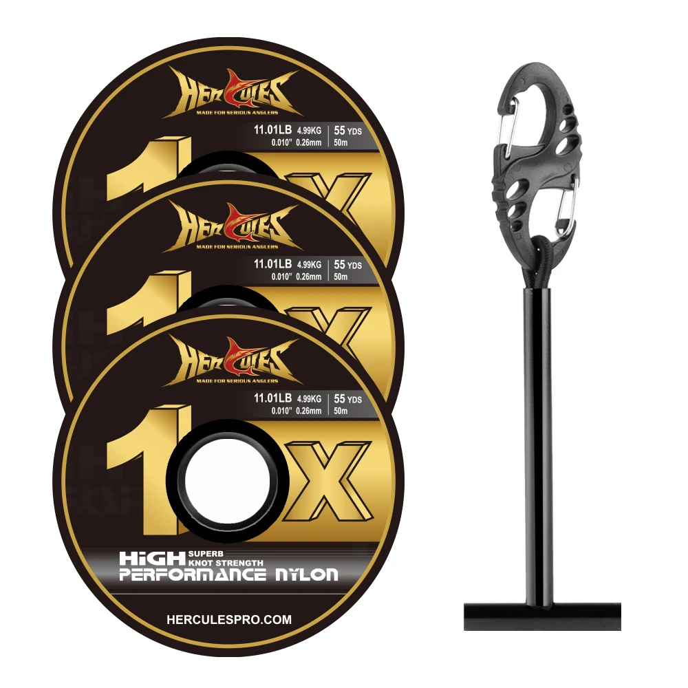 HERCULES Línea Tippet Nylon Transparente para Pesca con Mosca - imagen 5