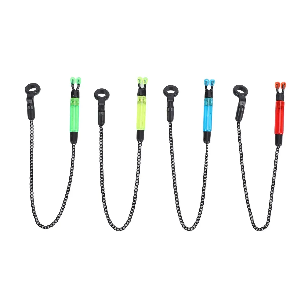 Indicadores de picada oscilantes inox ABS para pesca nocturna - imagen 3