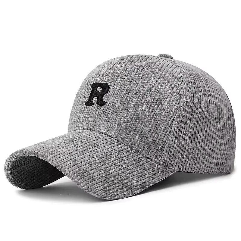 Gorra Estructurada con Bordado 3D 'R' – Pana Ajustable - imagen 4
