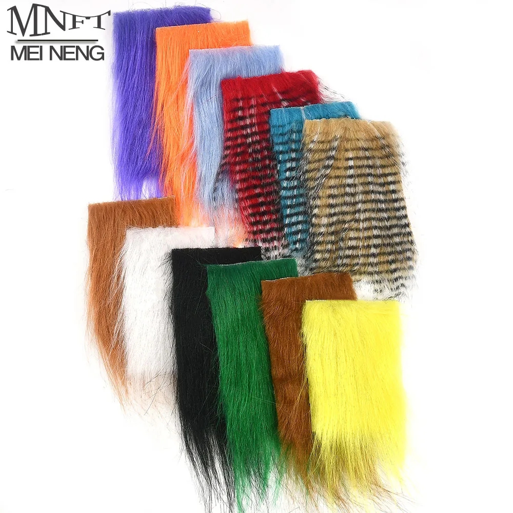 Material de pelo sintético largo para atado de moscas streamer - imagen 3