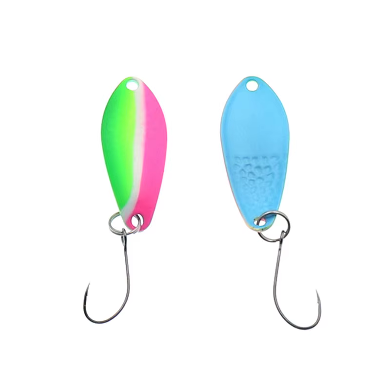 Histolure Señuelos de cucharas para trucha - Cebo giratorio cobre - imagen 4
